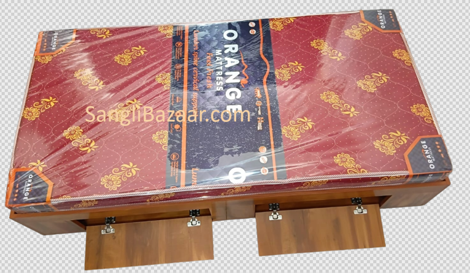 Premium Particle Board Diwan Bed with Storage & Mattress (3 x 6 Feet)