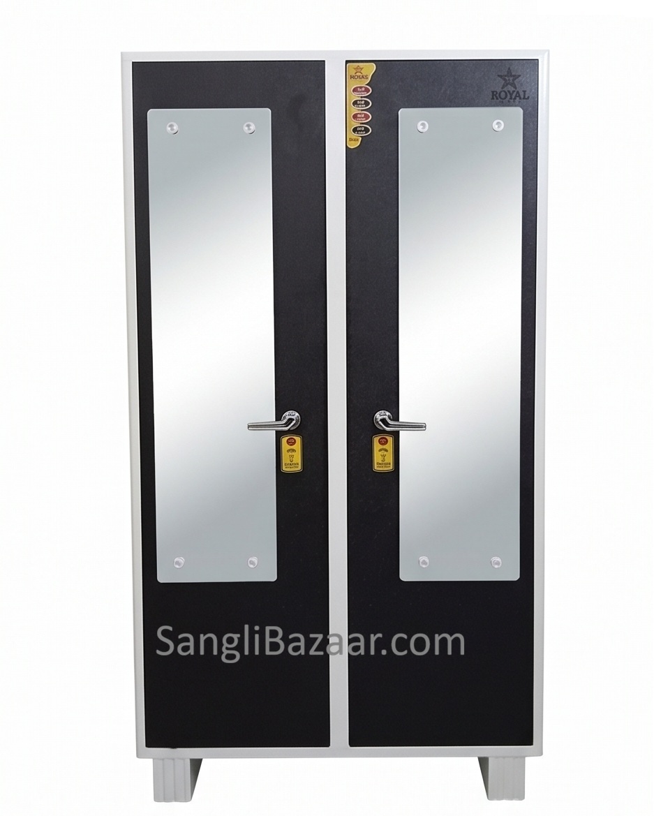 Steel Cupboard with Mirror